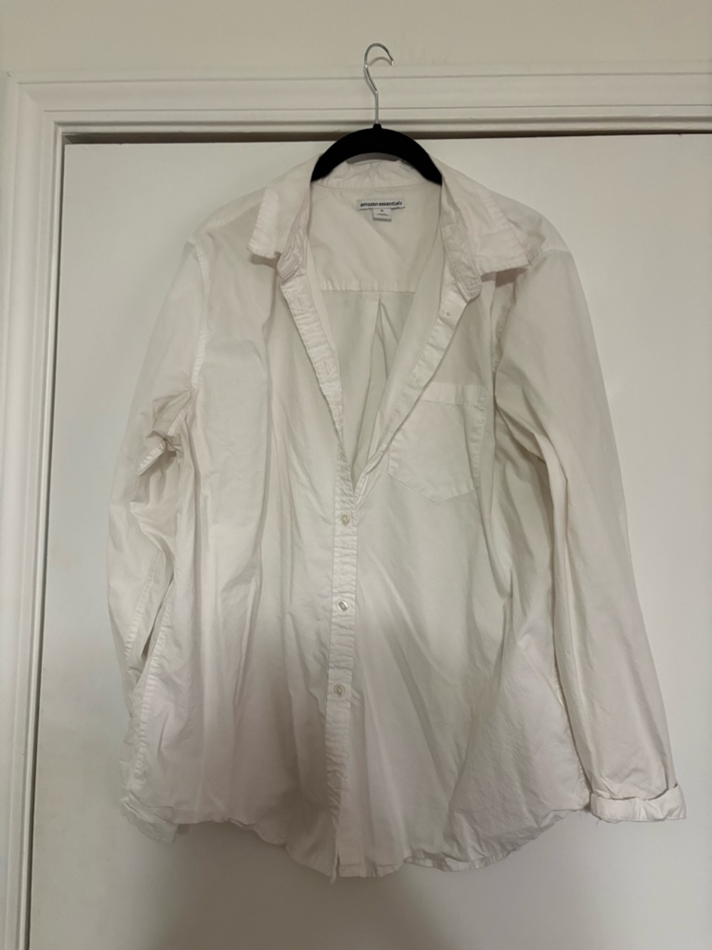 Amazon women's white button down